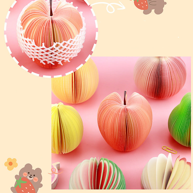 Süße Frucht-Haftnotizen