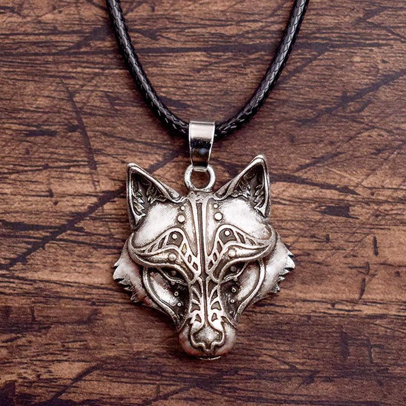 Stehaufe™ Einzigartige Wolf Halskette