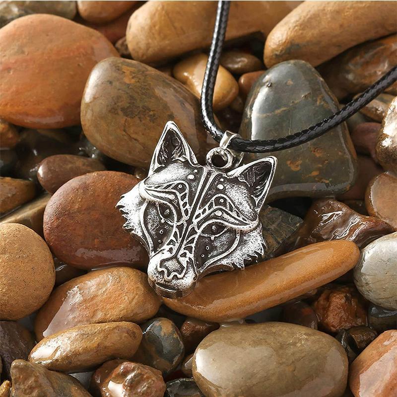Stehaufe™ Einzigartige Wolf Halskette