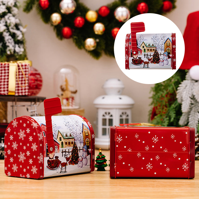 Geschenkbox mit weihnachtlichem Rentier