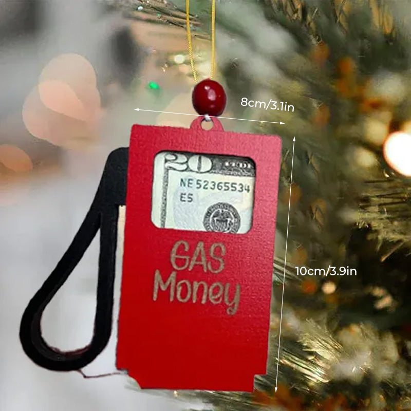 Weihnachts Benzin-Geldklammer Anhänger