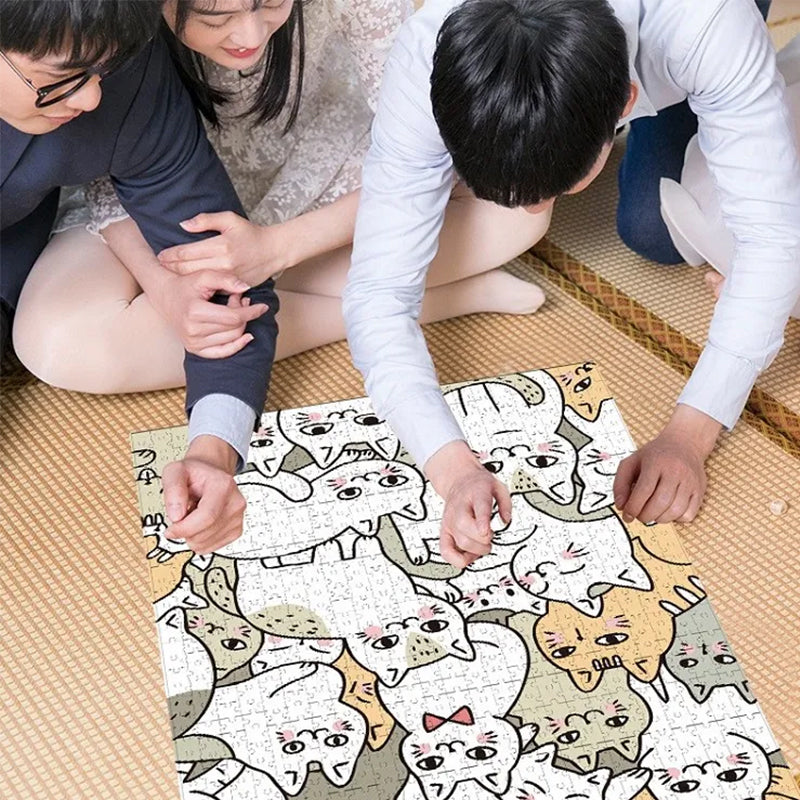 Niedliches Katzen Puzzle - 1000 Stück