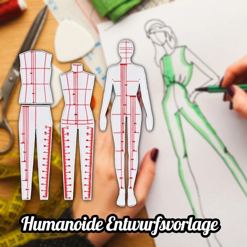 Humanoide Designvorlage (Set)