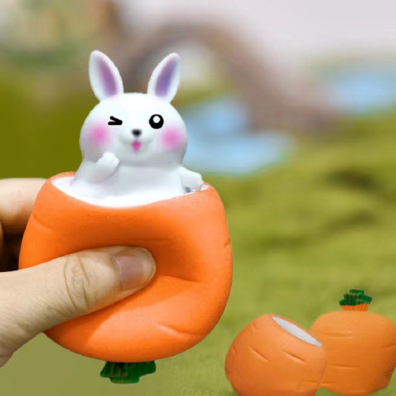 Karotten-Kaninchen-Squeeze-Spielzeug