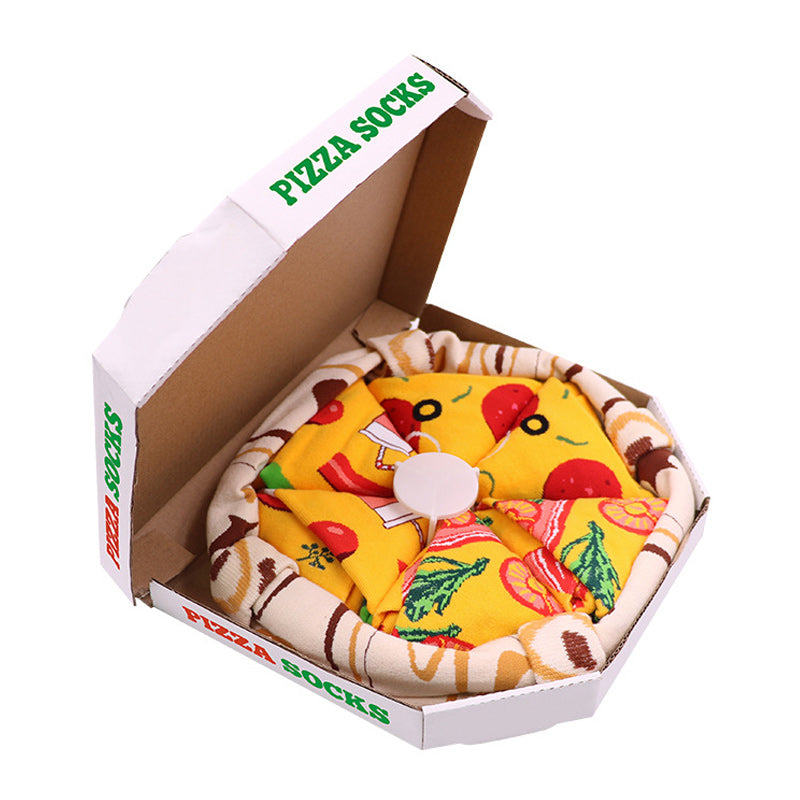 Box mit Pizzasocken (4 Paar)