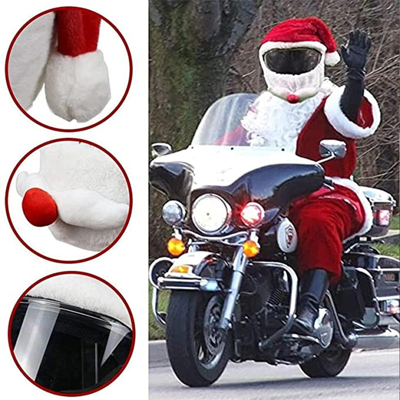 Stehaufe™ Weihnachtsmann Motorradhelm Protektor