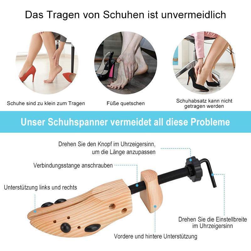 Stehaufe™ Hölzerne Schuhspanner
