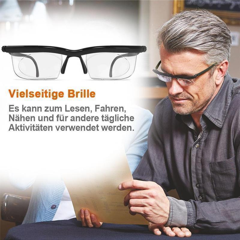 Bequee Fokus einstellbare Brille Lesebrille Unisex