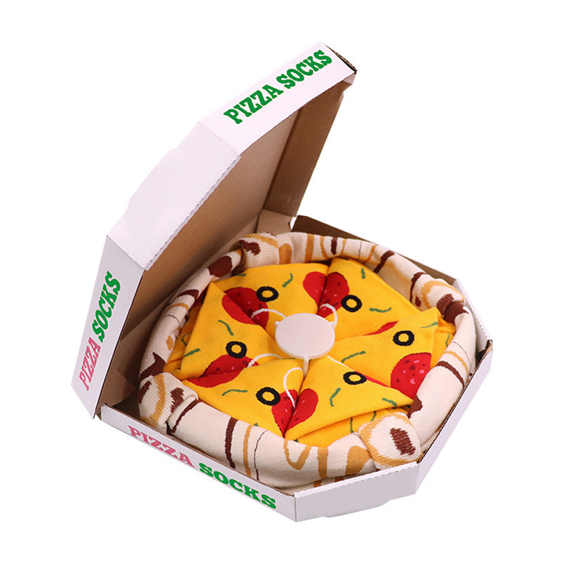 Box mit Pizzasocken (4 Paar)