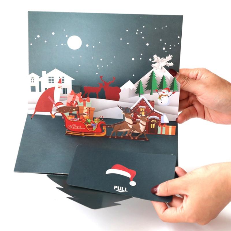 Stehaufe™ 3D-Weihnachts-Popup-Karten