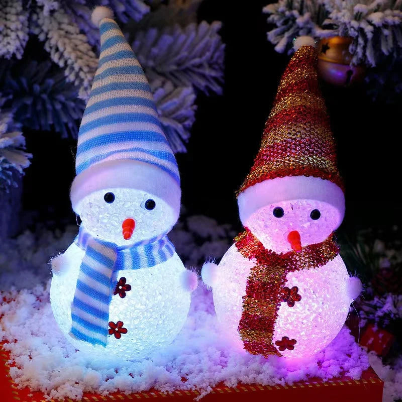 LED-Nachtlicht des Weihnachtsschneemanns