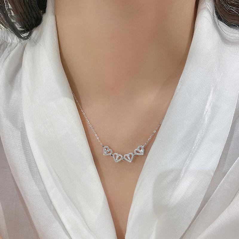 Stehaufe™ Vierblättriges Kleeblatt Halskette für Damen