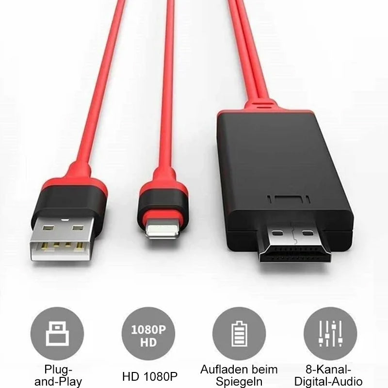 HDMI Kabel, 1080P, Transmit Audio und Video Heimkino