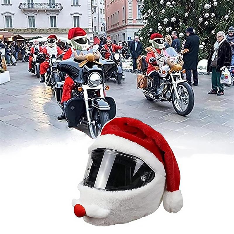 Stehaufe™ Weihnachtsmann Motorradhelm Protektor