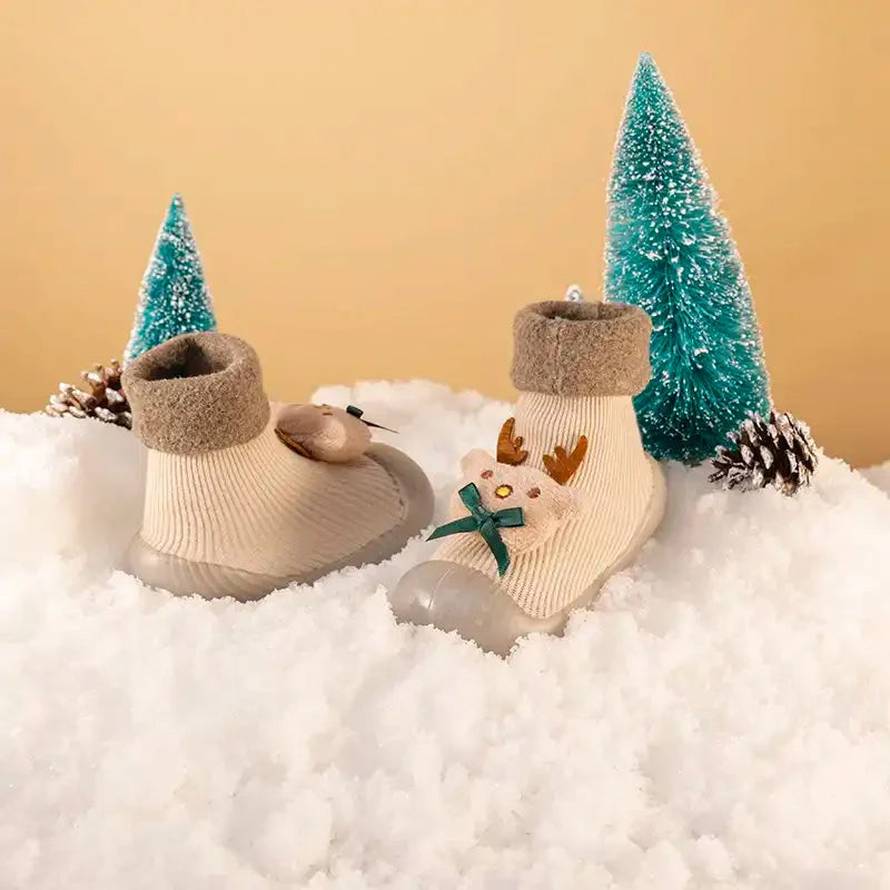 Weihnachten Rutschfester Baby Sockenschuh