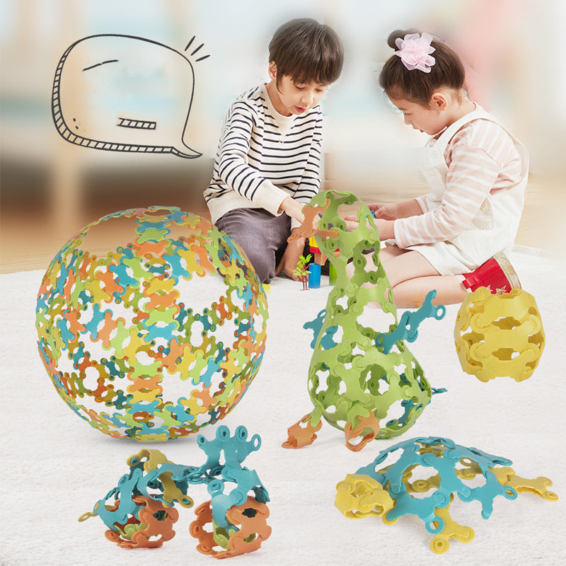 DIY TUOMI STÜCK - Mehrfarbige Zusammenbauen Baukasten Spielzeug