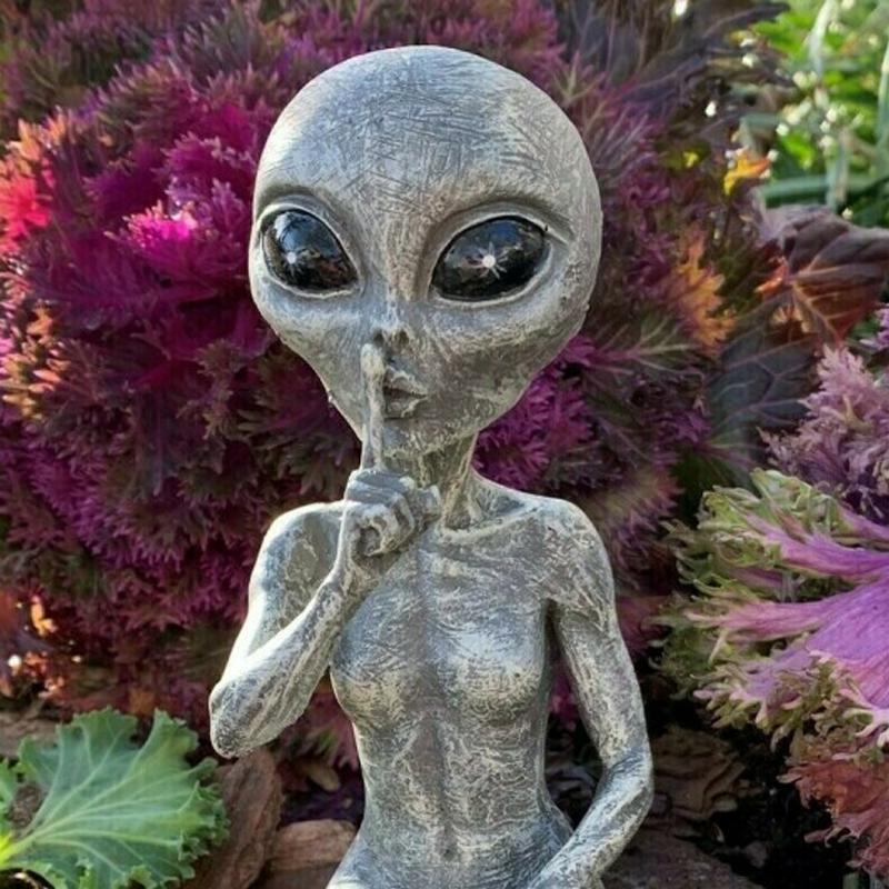 Nettjade™Außerirdische Gartenstatue