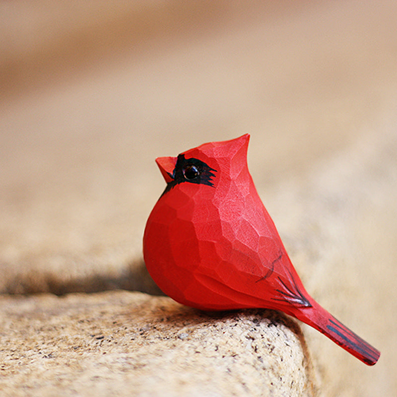 Kardinal handgefertigte Holzschnitzerei
