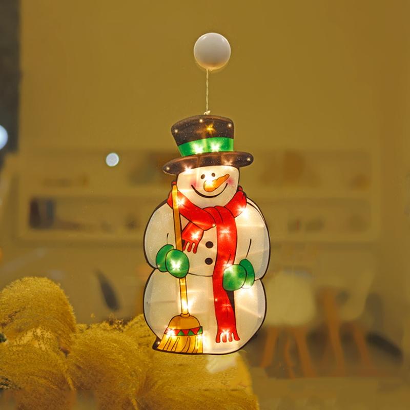 Stehaufe™ Weihnachten Fenster Dekorative Saugnapf Lichter