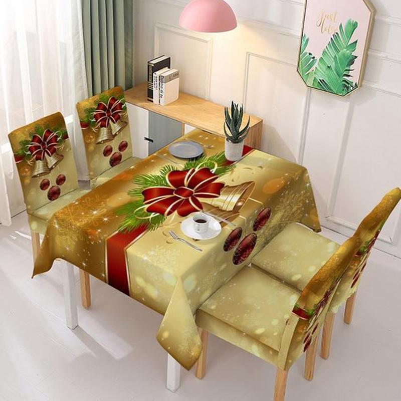 Stehaufe Dekoration Weihnachten Tischdecke Stuhlbezug