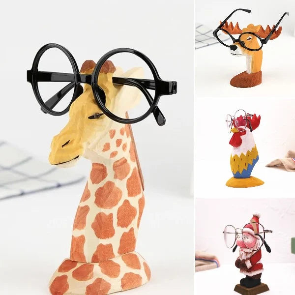 3D Tier-Brillenständer Aus Holz