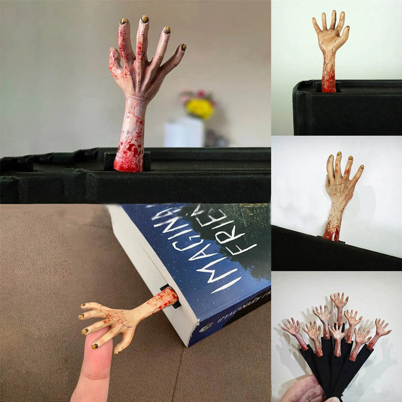 Gruseliges Horror Hand Lesezeichen